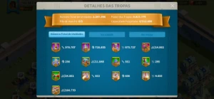 Conta Rise Of Kingdoms Poder 41M - Outros