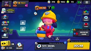 Conta do Brawl Stars com 11.000 troféus e 173 gemas