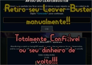 Tiro Leaver Buster da sua conta - League of Legends LOL