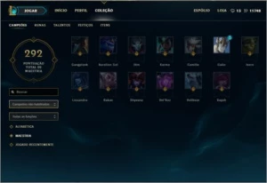 CONTA LEAGUE OF LEGENDS - OURO V - 116 SKINS LOL