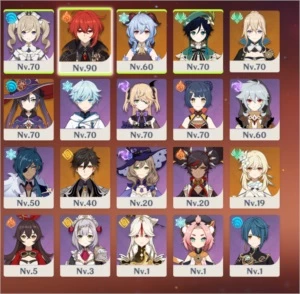 CONTA SERVER NA AR52 COM DILUC + 5, 5 ESTRELAS - Genshin Impact