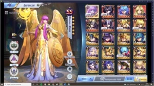 Conta Saint Seiya Awakening LvL 70 Server A55 Lupus SSA