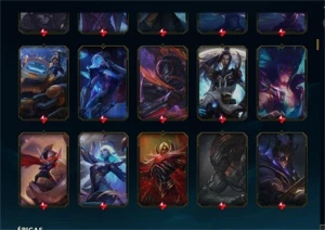 Conta no lol com 212 skins, com 880 RP, 21K EA (Unraked) - League of Legends
