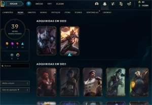 Conta league of legends MMR diamond LOL