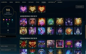 Conta league of legends MMR diamond LOL