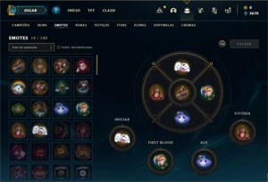 Conta Platina 3 com 34 Champs e 9 Skins + 2 Fragmentos - League of Legends LOL