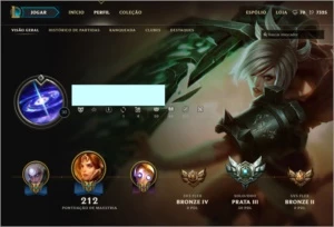 Conta LoL,Lvl 30 Prata 3 + 72 campeoes + 17 Skins - League of Legends