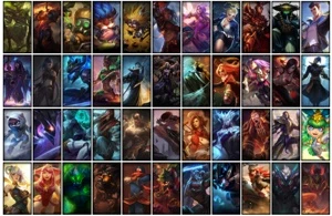 Conta ouro 2 com TODOS os champs e 190 Skins ( Nivel 659 ) - League of Legends LOL