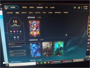 CONTA LOL PRATA 1 BARATO COM SKINS BOAS - League of Legends