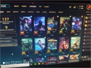 CONTA LOL PRATA 1 BARATO COM SKINS BOAS - League of Legends