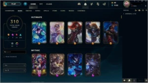 CONTA LOL LEAGUE OF LEGENDS 310 SKINS LEVEL 135
