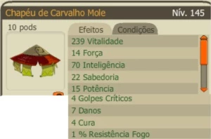 Chapéu de Carvalho Mole (Spiritia) - Dofus