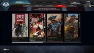 CONTA APEX HERANÇA DO OCTANE MESTRE S9 E DIAMANTE 1 S10 - Blizzard