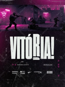 Arte Design Free Fire E-sports PSD Editável | ★PREMIUM★ - Outros