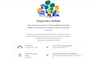 Canal no Youtube Com 9 Mil horas - Semi Monetizado - Outros