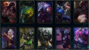 CONTA LEAGUE OF LEGENDS OURO 1, 65 CHAMPIONS, 15 SKINS! LOL