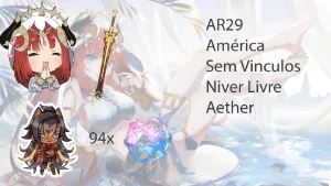 AR29 - Nilou + BIS + Dehya + 94 tiros - Genshin Impact