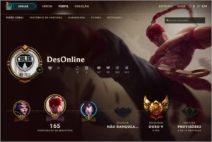 Conta De League Of Legends Gold Muitos Campeões E Skins LOL