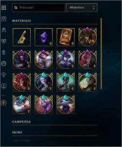conta gold3 220skins mais informações pode chamar - League of Legends LOL