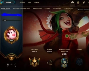 conta gold3 220skins mais informações pode chamar - League of Legends LOL