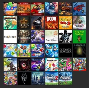 Conta de Nintendo Switch com 35 jogos - Jogos (Mídia Digital)