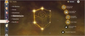 CONTA TOP RANK 46 DILUC + KEQING + QIQI+ KLEE  e Armas - Genshin Impact