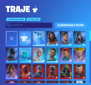 Conta Fortnite, do capitulo 2 até o atual. Com Foice.