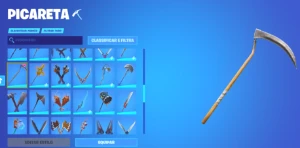 Conta Fortnite, do capitulo 2 até o atual. Com Foice.