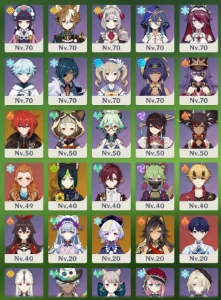 Ar60 Endgame Nefer Com Biss + Durin Com Biss + Arlecchino - Genshin Impact