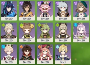 Ar60 Endgame Nefer Com Biss + Durin Com Biss + Arlecchino - Genshin Impact