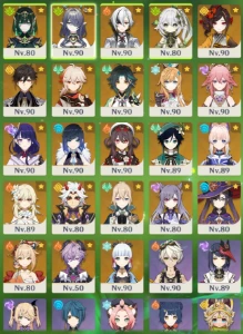 Ar60 Endgame Nefer Com Biss + Durin Com Biss + Arlecchino - Genshin Impact