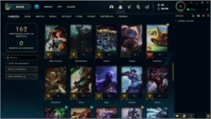 Conta LoL, Platina IV, Várias Skins e Campeões - League of Legends