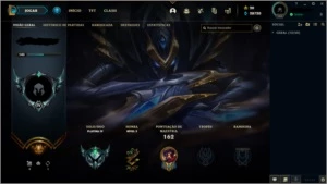 Conta LoL, Platina IV, Várias Skins e Campeões - League of Legends