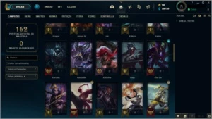 Conta LoL, Platina IV, Várias Skins e Campeões - League of Legends