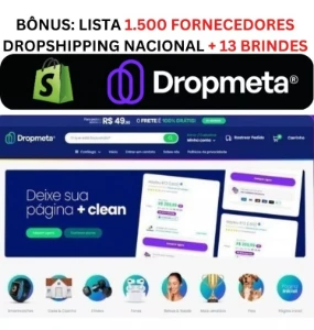 Tema Dropmeta 4.6 + 1500 Fornecedores Drop (combo) - Outros