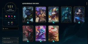 Venda Conta Lol 151 Skin Platina 1 - League of Legends