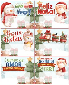 Pack Premium Mimos de Natal Personalizados Diversos - Outros