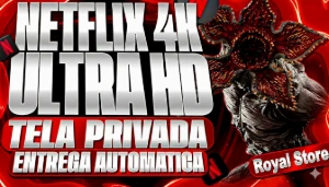 Netflix 4K - Tela Privada | 30 Dias  [ENTREGA AUTOMÁTICA]