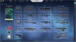 Conta Valorant com variadas skins