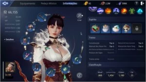 LV 64 PP 66K, 600K DS + 20 DRACOS, 8 PEDRAS EPICAS - MIR4