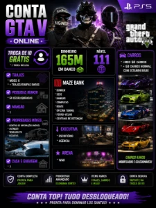 Conta Gta v Ps5