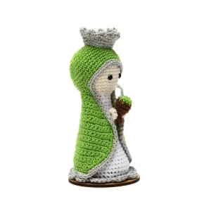 Nossa Senhora do Chimarrão em amigurumi - Artesanato e Personalizados