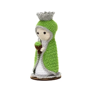 Nossa Senhora do Chimarrão em amigurumi - Artesanato e Personalizados