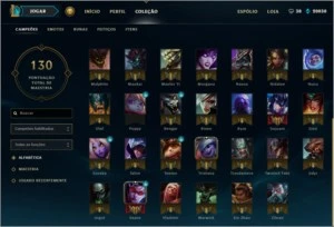 VENDO CONTA LOL NÍVEL 31 UNRANKED COM 20 SKINS - League of Legends
