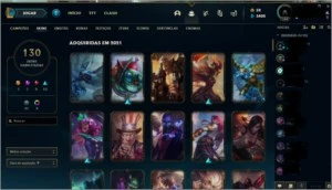 Conta lol falta 50 champs 130 skins d4 season passada - League of Legends