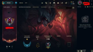 Conta LOL PLAT 3 / VLR Vandal Saqueadora e Faca Butterfly. - League of Legends