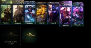 Conta lol lvl 30 - 25 Campeões 6 Skins - League of Legends
