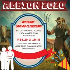 Silver Prata Albion Online 1M 4,20 Reais