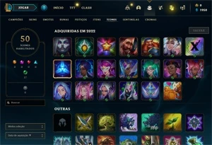 Conta PLATINA 4 - Smurf LOL (league of legends) ELOMOON