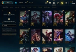Conta PLATINA 4 - Smurf LOL (league of legends) ELOMOON